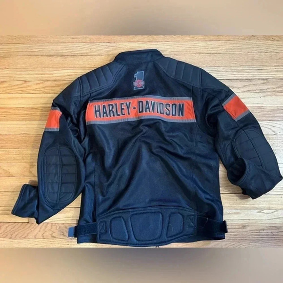 Harley Davidson motorcycle riding jacket Large Tall LT Harley-Davidson​ - Picture 10 of 11